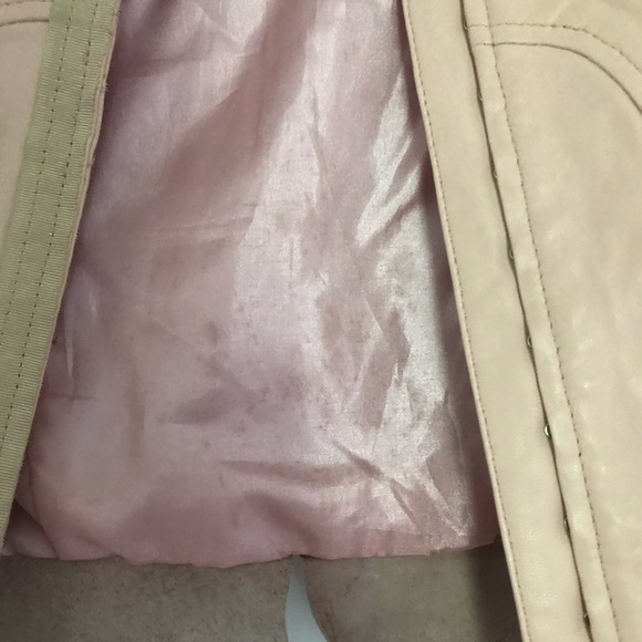 Tracy Reese Light Pink 100% Leather Jacket - Picture 4 of 5